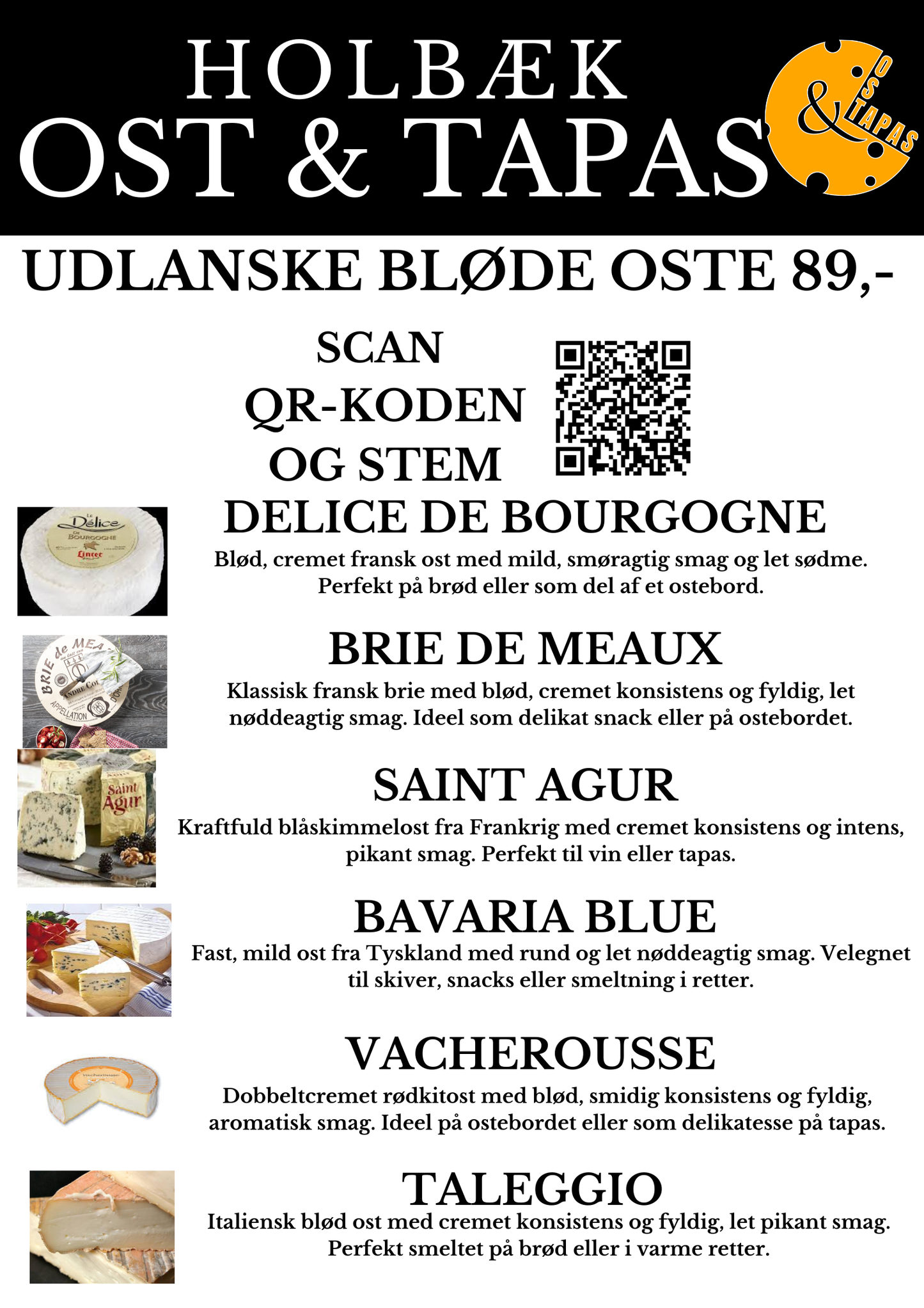 Udenlandske bløde ost