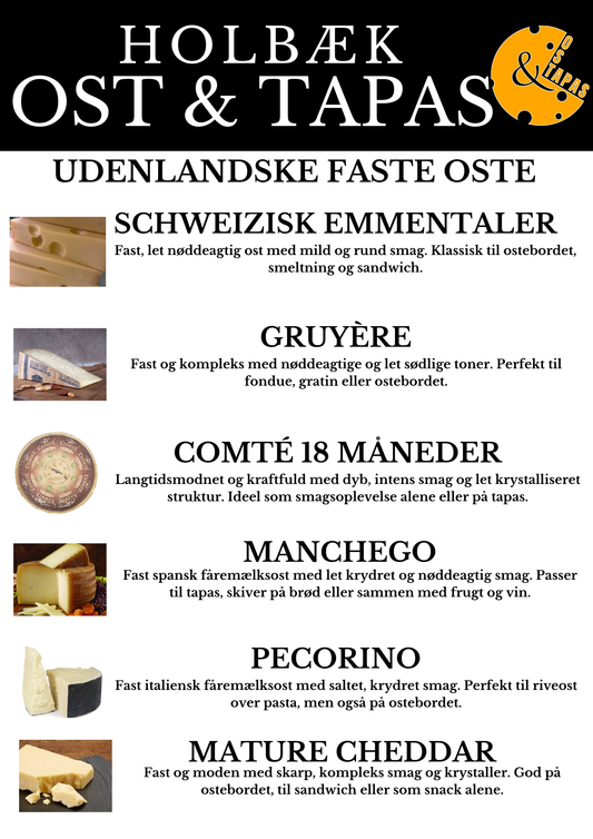Udenlandske faste oste